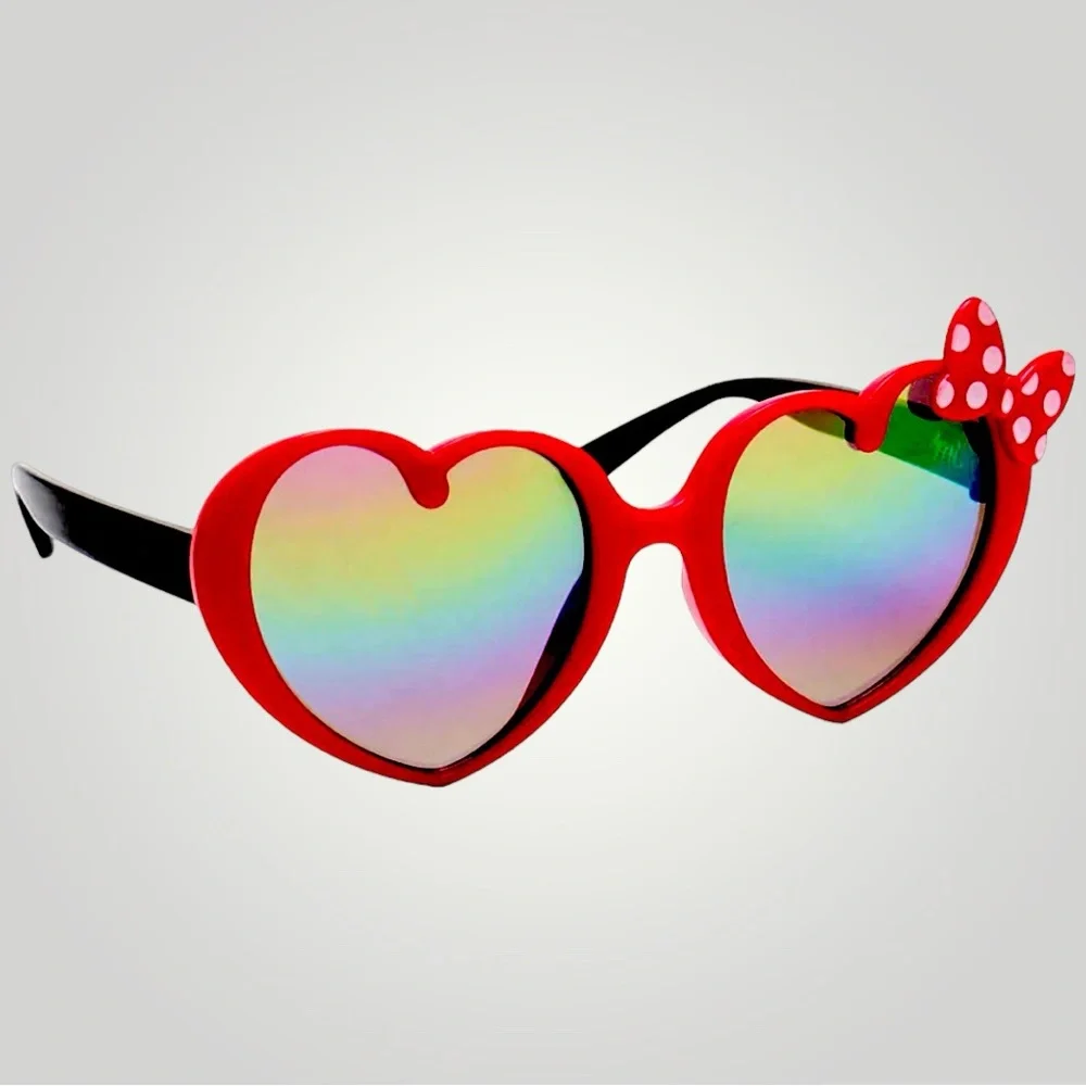Minnie Mouse Heart Shaped Sunglasses